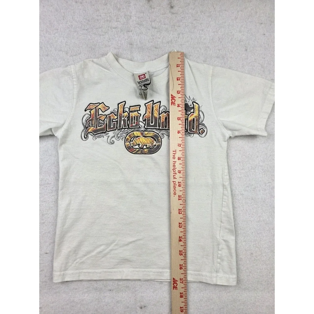Y2K Ecko Unltd Urban Wear Shirt 3T‎ Graffiti Logo Spellout 2000s *READ*